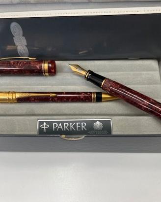 Set penna stilografica e portamine Parker Duofold