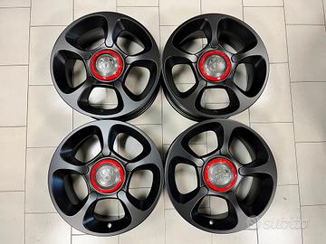 RL49 Cerchi usati originali Abarth da 17" 4X98