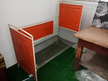 Letto in ferro Vintage per bambini cm 130x70