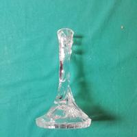 candelabro in vetro trasparente 