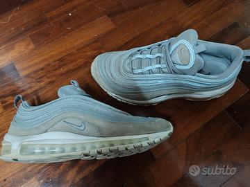 Scarpe Nike Air Max 97 Silver Opaco Velluto N.42.5