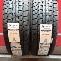 2 gomme 215 70 16C HANKOOK A1615