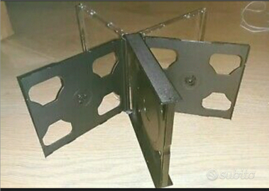 Lotto di 7 Multicustodia x 5 dvd, trasparente