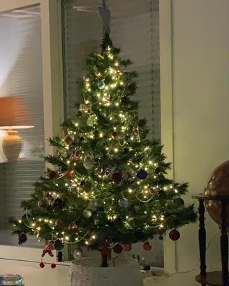 Albero di Natale con decorazioni