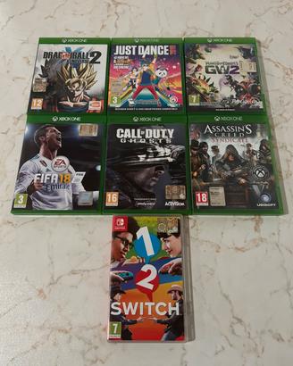 (Prezzo in chat) Giochi Nintendo Switch Xbox One