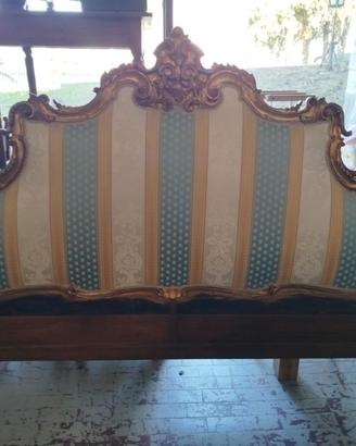 Testata letto matrimoniale in legno epoca '900