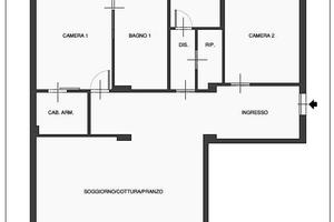 Trilocale corso casale ristrutturato