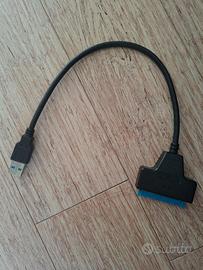 Cavo USB 3.0 a SATA 2.5” SSD HDD UASP