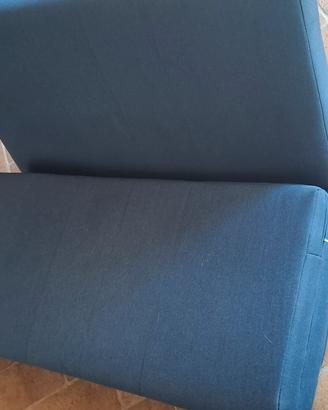 divano letto futon più cuscini