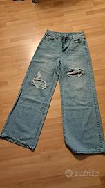 Jeans largo donna S 34