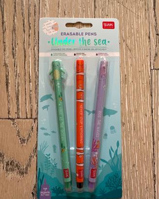 Legami Set 3 Penne Cancellabili Under the Sea 2024