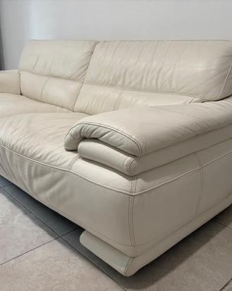 Divani in pelle bianca