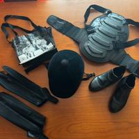 Kit equitazione bambino bambina 7-12 anni