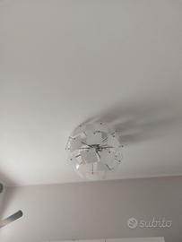 plafoniera moderna vetro