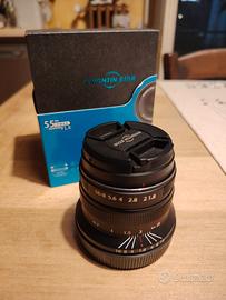 Obiettivo Brightin Star 55 F1. 8