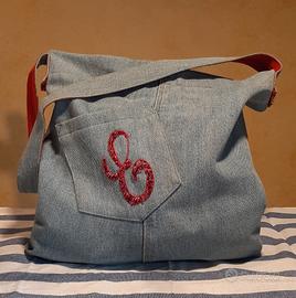 Borsa Tracolla Jeans