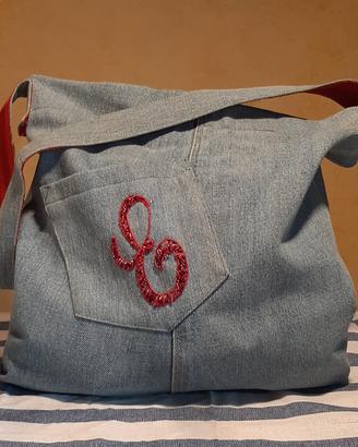 Borsa Tracolla Jeans
