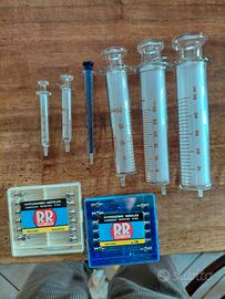 Set siringhe in vetro