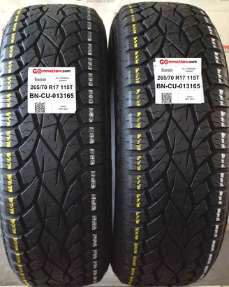 2 Pneumatici 265/70 R17 Ecovision All Terrain - Vi