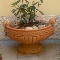Vaso  grande in terracotta