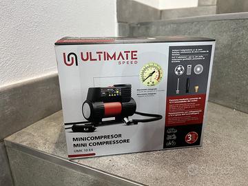 Mini compressore 12V auto bici nuovo scatola