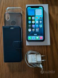 Apple iPhone Xr 256gb cavo alimentatore 3 cover 