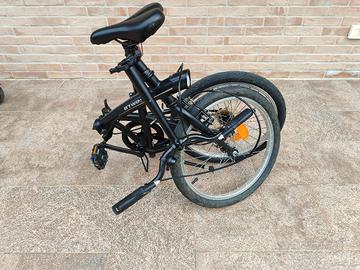 Bici Pieghevole B'TWIN TILT 100 nera 
