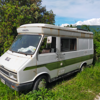 Camper d'epoca Mobilvetta su Fiat 242 del 1980