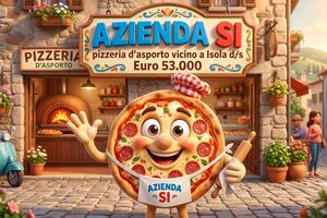 Pizza asporto con posti a sedere - no bar 44M