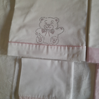 Lenzuolini e zanzariera per culletta e navicella