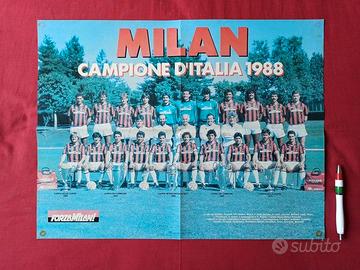 Poster Milan 1995/96 - Collezionismo In vendita a Roma
