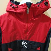 Giubbetto New Era rosso e nero taglia S