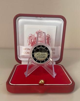 Commemorativa 2 Euro Monaco 2025 Marquisat Baux BE