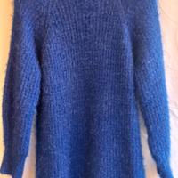 Maglione donna colore blue elettrico taglia unica 