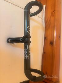 Manubrio deda 35 in carbonio mis 44 piu attacco