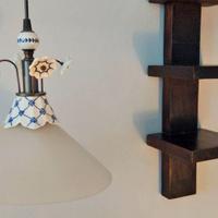 Lampade sospensione vetro e porcellana