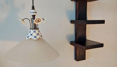 Lampade sospensione vetro e porcellana