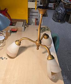 Lampadario a tre punti luce Evi Style