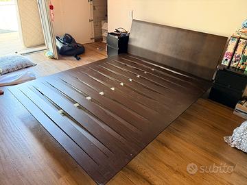 Letto matrimoniale Horm serie Sottiletto
