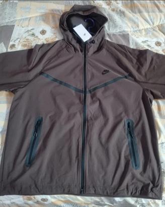 Giacca Nike Tech L Marrone Nuova con Cartellino
