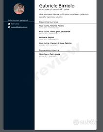 Aiuto cuoco tutto fare