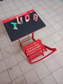 banco scuola per bambini piccoli anni 50