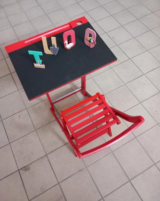 banco scuola per bambini piccoli anni 50