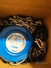 paranco manuale professionale a catena Tralift