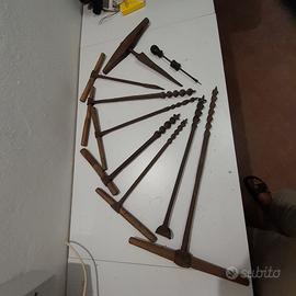punte per forare legno vintage 