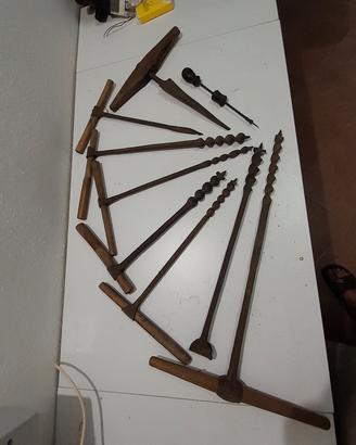punte per forare legno vintage 