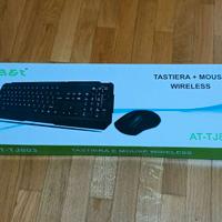 Tastiera + Mouse Wireless AET – Set completo