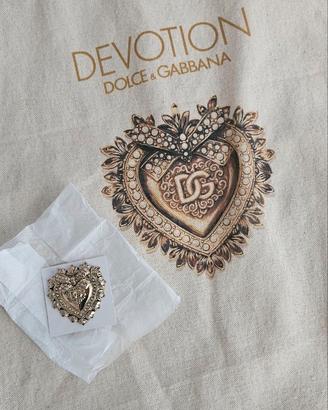 Spilla "Cuore Sacro Devotion" D&G + tote bag
