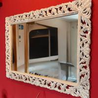 Specchio legno Shabby Chic