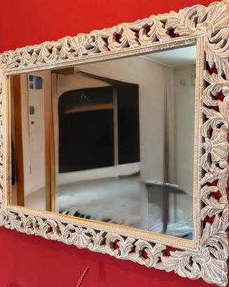 Specchio legno Shabby Chic